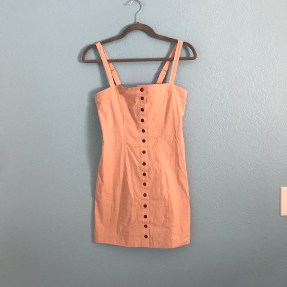 Forever 21 Pink Dress with Buttons - Picture 2 of 4